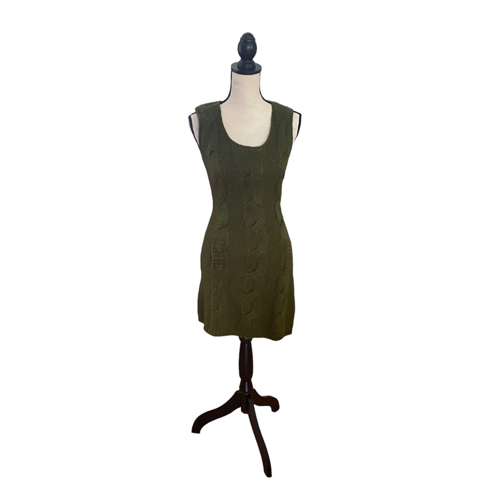 Sleeveless Knit Sweater Dress